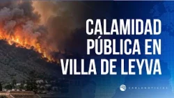 Wildfire in Villa de Leyva has already consumed over 300 hectares of vegetation