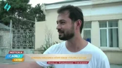 Şəhərin səmasında hökm sürən yüzlərlə ağ vağ | Canlı Yayım
