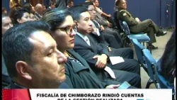 FISCALÍA DE CHIMBORAZO RINDIÓ CUENTAS DE LA GESTIÓN REALIZADA DURANTE EL PERIODO 2017
