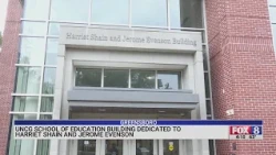 UNC Greensboro dedicates building to Harriet Shain and Jerome 'Jack' Evenson