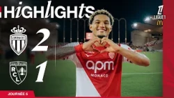 HIGHLIGHTS, AS Monaco 2-1 RC Lens (J5 Ligue 1)