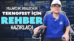 Umut Öner İnce from Şanlıurfa volunteered for #TEKNOFEST Southeast, an event he has been waiting ...
