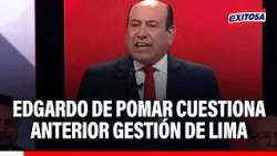🔴🔵 Edgardo de Pomar questions previous Lima administration: "your conduct degrades politics"