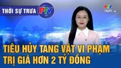 Phu Tho Midday News 09/30/2026 | Destruction of confiscated goods worth over 2 billion VND