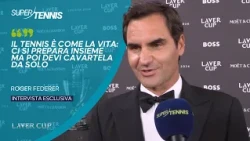 Exclusive interview with Roger Federer at the Laver Cup