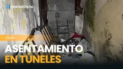 Shocking discovery in Ceuta: a migrant shelter in underground tunnels