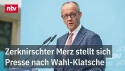 Für das miese Ergebnis der CDU macht Merz "Gründe über meine Person hinaus" verantwortlich | ntv