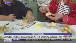 Judging the best baked goods at the Carolina Classic Fair