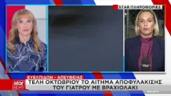 Τέλη Οκτωβρίου το αίτημα αποφυλάκισης του γιατρού με βραχιολάκι