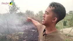 KARHUTLA DI BAAMANG SAMPIT DEKAT PEMUKIMAN WARGA