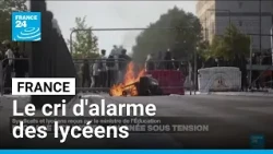 France : le cri d'alarme des lycéens • FRANCE 24