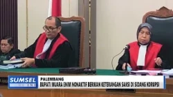 SOUTH SUMATRA TODAY - INACTIVE MUARA ENIM REGENT PROVIDES WITNESS STATEMENT AT CORRUPTION TRIAL