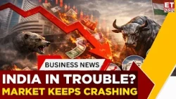 India Market Crashing! Nifty Selloff Continues, Market Ends At 22,716 As Realty & IT Drag | ET Now