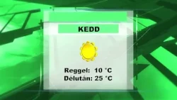 Keddi időjárás előrejelzés