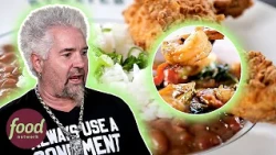 Guy Fieri Tries Mind Blowing Creole And Thai Fusion | Diners, Drive-Ins, And Dives