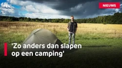 Wild camping is prohibited in Drenthe, but Harrie wants to change that