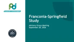 Franconia-Springfield Study Advisory Group Meeting #7: Sept. 28, 2026