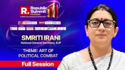 Smriti Irani At Republic Summit 2026: Art Of Political Combat