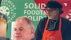 Une “File des Assiettes vides” géante à Bruxelles pour dénoncer la précarité alimentaire