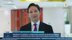 President and outgoing EU Ambassador to Mozambique discuss bilateral cooperation and highlight pr...
