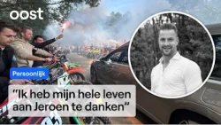 His 'cross family' pays a final tribute to Jeroen (34) | RTV Oost