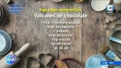 How to make a chocolate volcano and red berry sauce