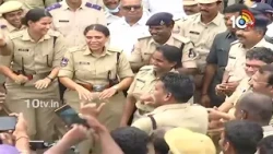 ట్యాంక్ బండ్ వద్ద పోలీసుల డ్యాన్స్ అదుర్స్ | Police dance at Tank Bund | 10tv