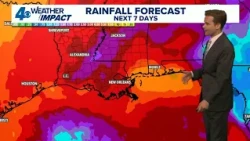 New Orleans flooding possible this weekend due to tropical moisture