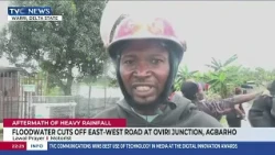 Floodwater Cuts Off East-West Road At Oviri Junction, Agbarho