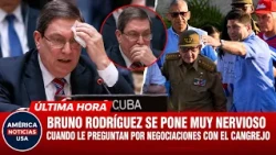 Bruno Rodríguez SE PONE MUY NERVIOSO cuando le preguntan por negociaciones con El Cangrejo