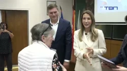 Đedović Handanović i Stevanović uručili ugovore za energetsku efikasnost - TV Pančevo