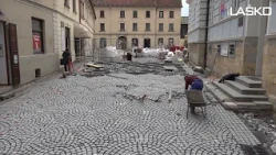 Občina Laško uspešna na javnem razpisu, dela v mestnem jedru uspešno napredujejo