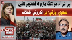 PTI Long March Postponed to Oct 4 Amid Party Differences | Analysis Room