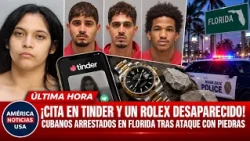 ¡CITA EN TINDER Y UN ROLEX DESAPARECIDO! CUBANOS ARRESTADOS EN FLORIDA TRAS ATAQUE CON PIEDRAS