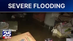 Nor’easter flooding forces Mass. families from homes, basements filled with water