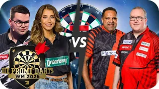 Group stage: Cathy Hummels & Gian van Veen vs. Ailton & Stephen Bunting | ProSieben