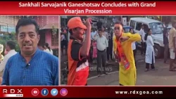 Sankhali Sarvajanik Ganeshotsav Concludes with Grand Visarjan Procession
