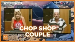 Arizona couple accused of running chop shop, burying stolen truck as cops closed in