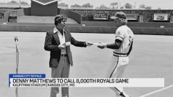 'Voice of the Royals' to call 8,000th game Friday
