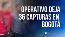 36 People Arrested in South Bogotá Operations for Homicide and Extortion