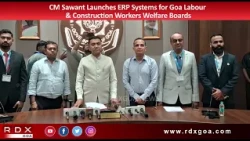 CM Sawant Launches ERP Systems for Goa Labour & Construction Workers Welfare Boards