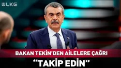 A Call to Parents from Minister of National Education Yusuf Tekin!