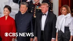 Trump's lavish state dinner for Chinese leader Xi Jinping underway