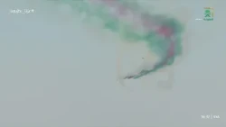 In the skies of Riyadh.. "Saudi Hawks" paint glory with their wings