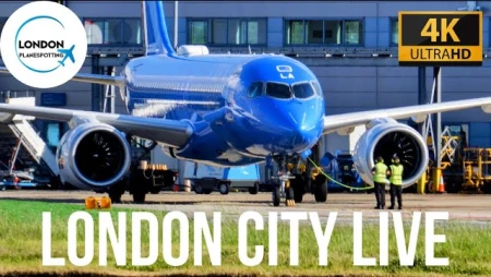 London City Airport Plane Spotting