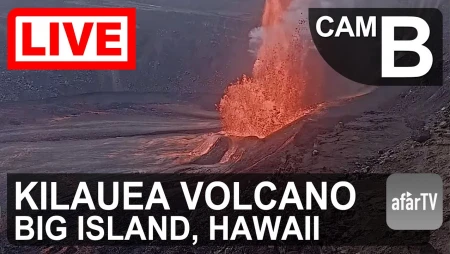 Kilauea Volcano - Halemaʻumaʻu Crater - Hawaii
