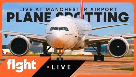 Manchester Airport - Morning Heavy Jet Departures