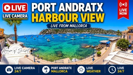 Port d'Andratx Harbor Live from House of Sunset