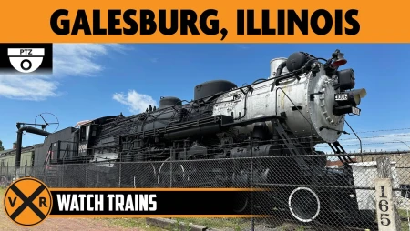 Galesburg - BNSF Rail Yard - Amtrak Station