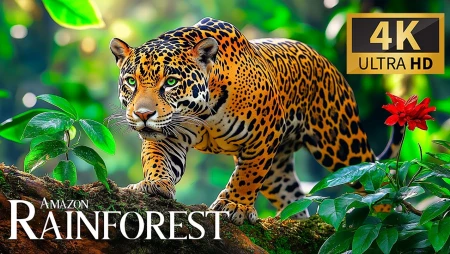 Amazon Rainforest Animals in 8K with Nature Sounds